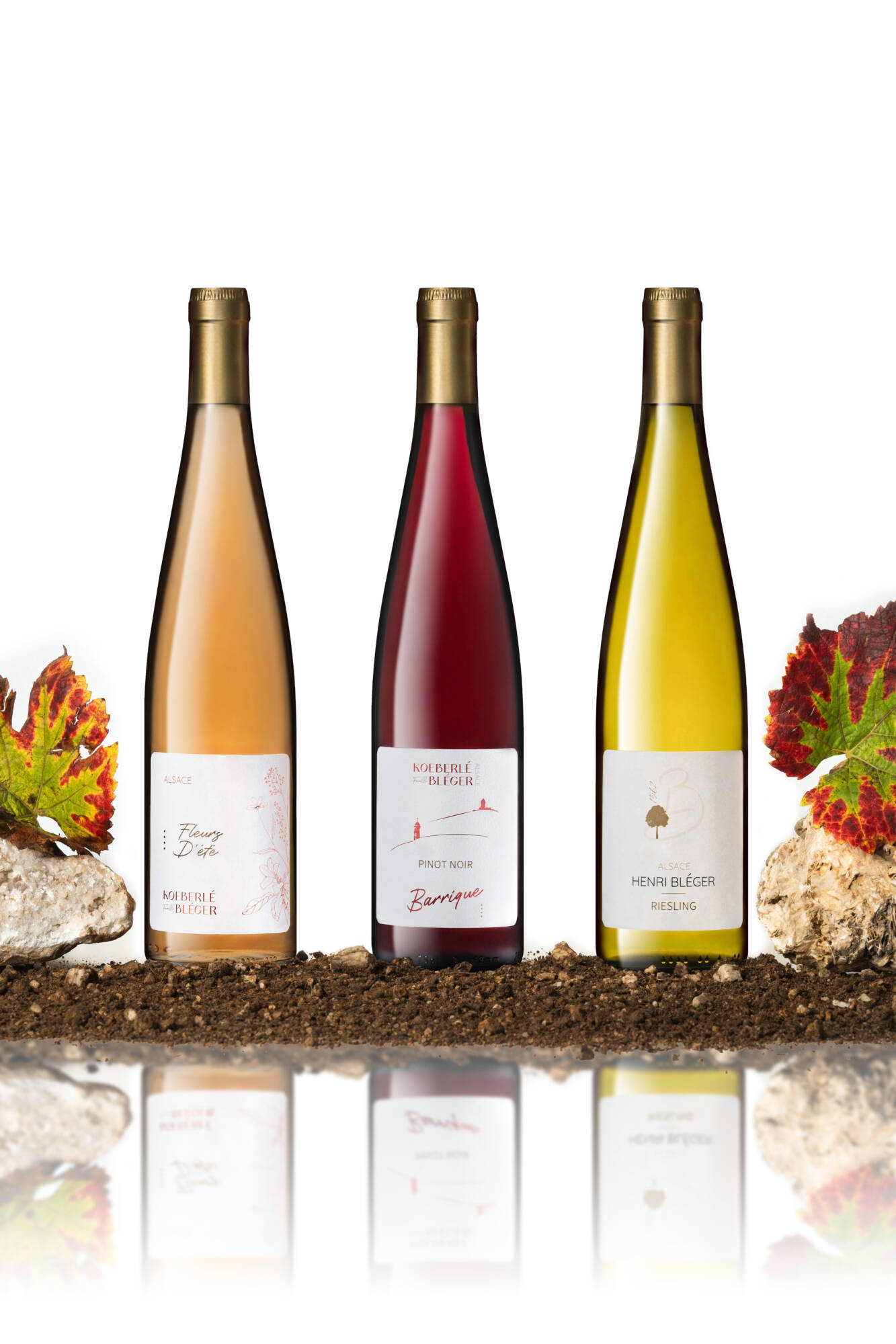 DOMAINEMARCKOEBERLEBLEGER BOUTEILLES4 | Vins Koeberlé Bléger Nouvelles étiquettes Saint-Hippolyte