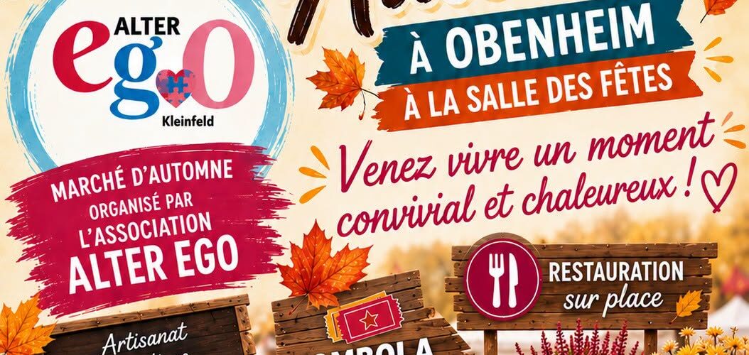 Le Domaine Marc Koeberl&eacute;-Bl&eacute;ger pr&eacute;sent &agrave; la Foire d&rsquo;Automne d&rsquo;Obenheim le 25 octobre 2026 Saint-Hippolyte